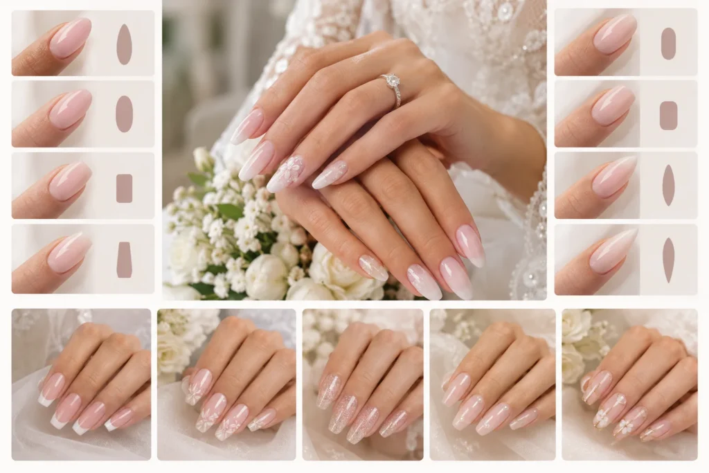 Which Nail Shape and Design Is More Suitable for a Bride?