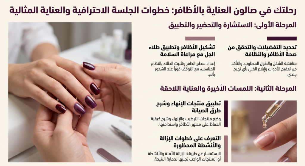 الدليل الشامل للعناية الاحترافية بالأظافر ومواعيد الصالون