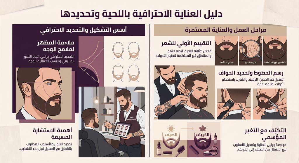 إتقان المهارة: دليل تشكيل وتنسيق اللحية للرجال