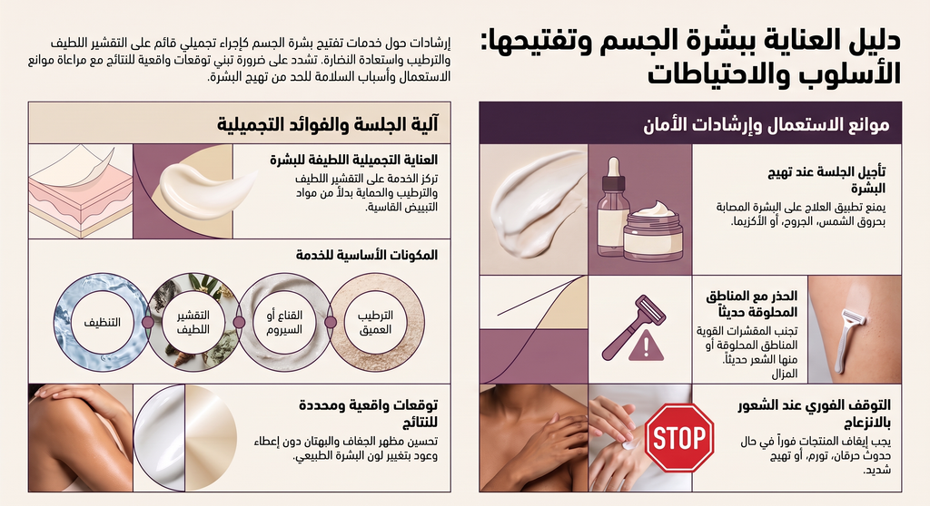 خدمة تفتيح الجسم: الأساسيات والتوقعات والسلامة