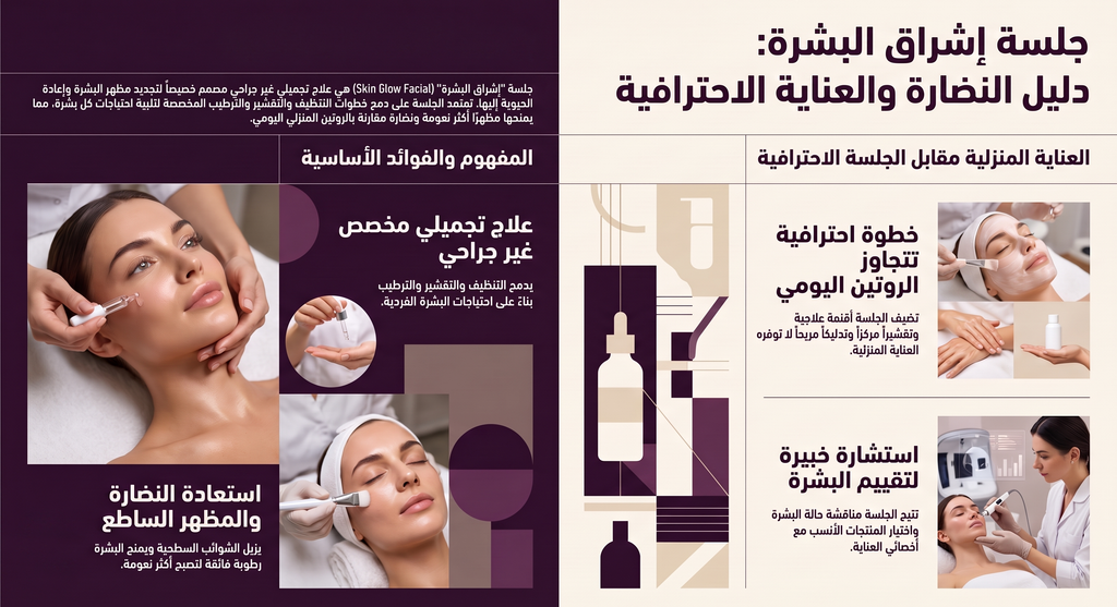 فهم جلسات نضارة الوجه والعناية بالبشرة