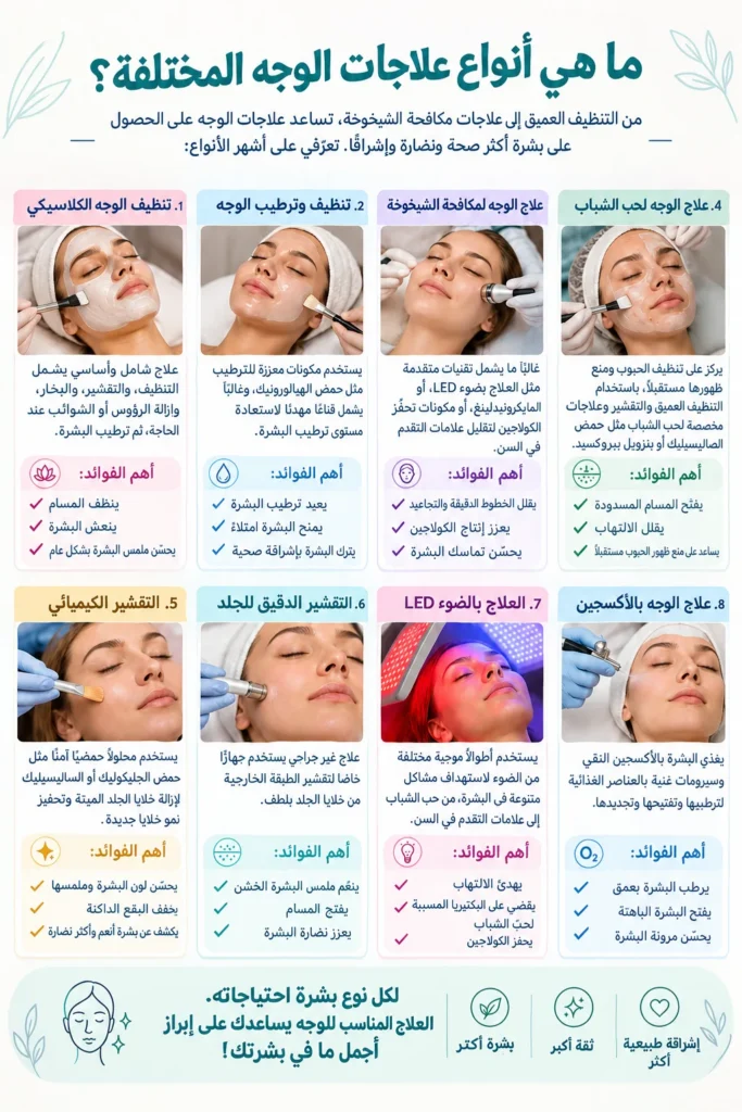 علاجات الوجه