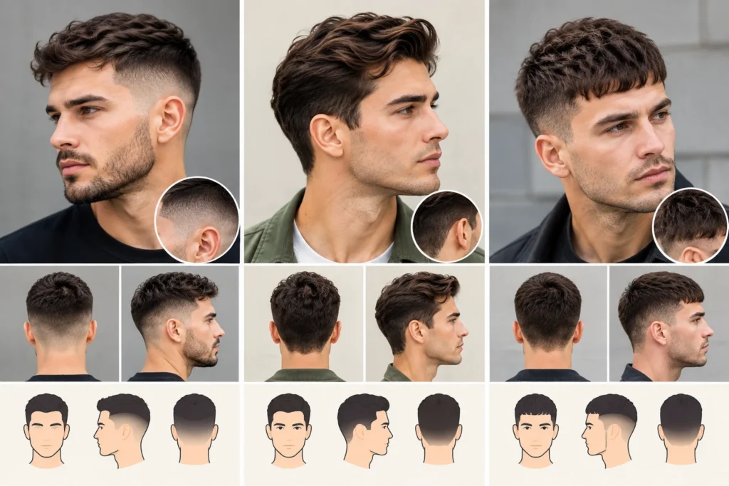 How to choose between Fade, Taper, and Crop hairstyles?