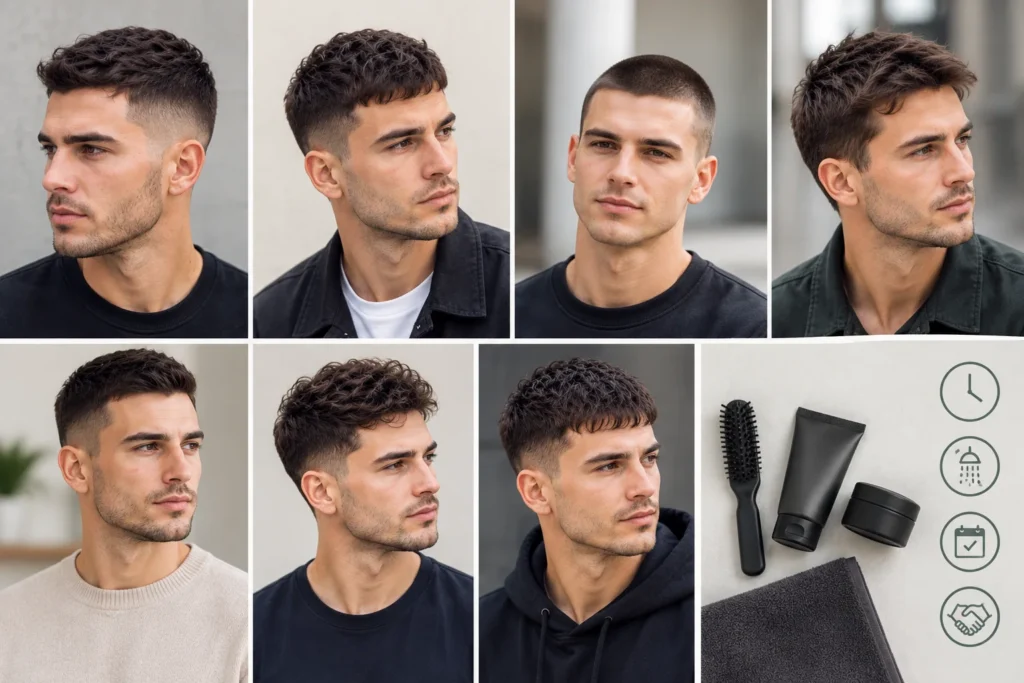 Which hairstyle is more suitable for a low-maintenance lifestyle?