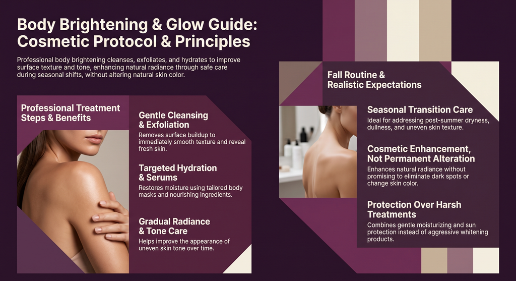 body brightening and blow guide: cosmetic