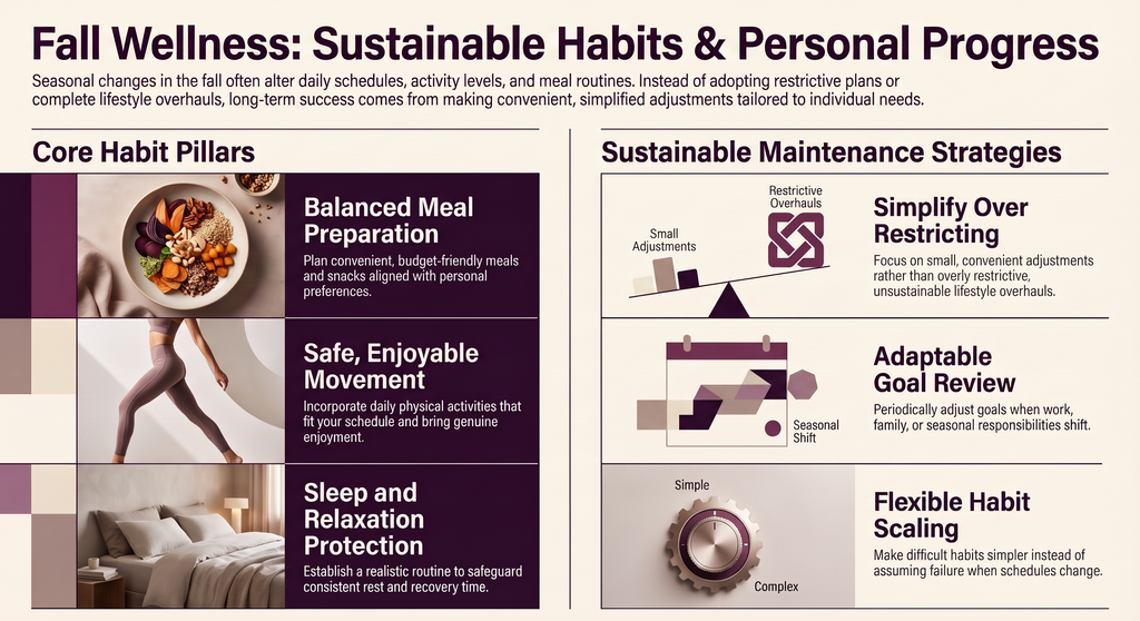 fall wellness: sustainable habits and personal progress