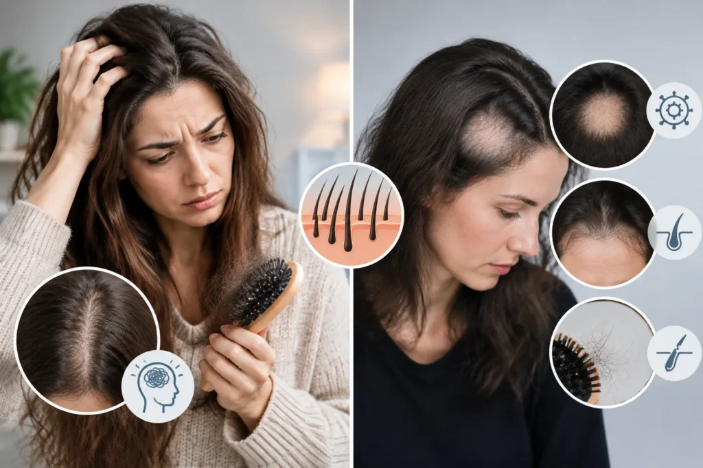 How Is Stress-Related Hair Loss Different From Other Types?
