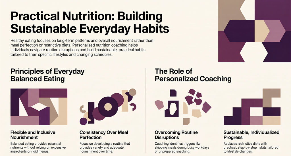 practical nutrition: sustainable everyday habits 
