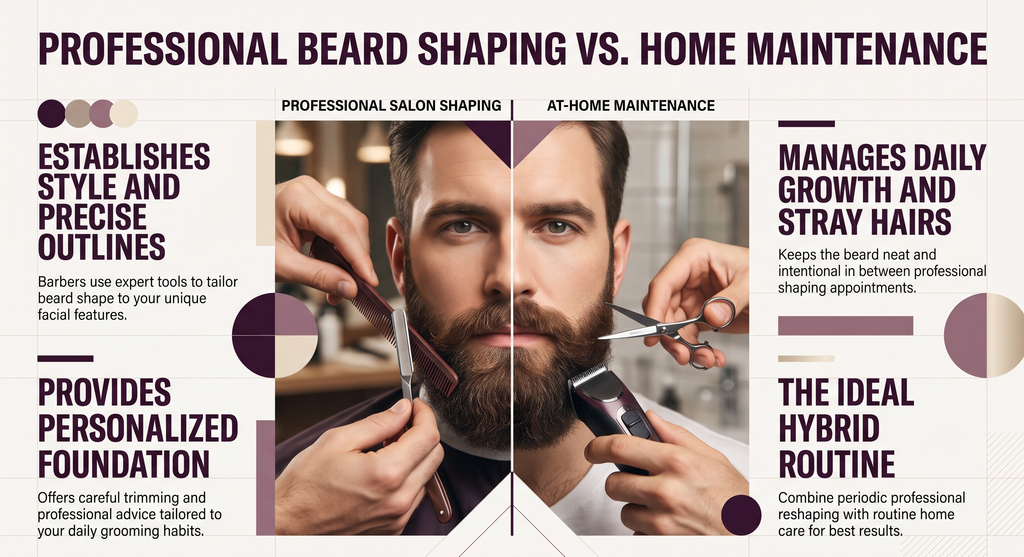 professional beard shaping vs. home maintenance 