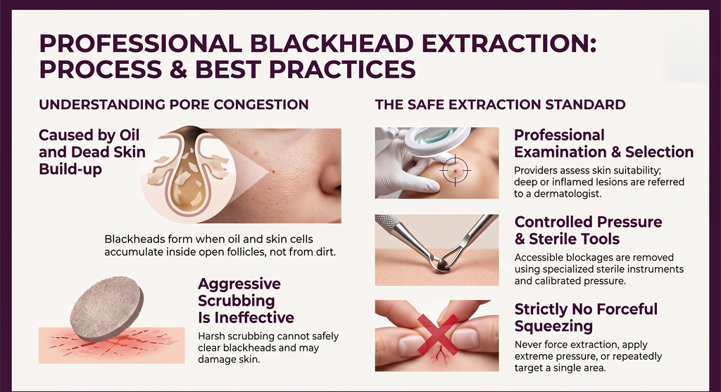 professional blackhead extraction: process and best practices