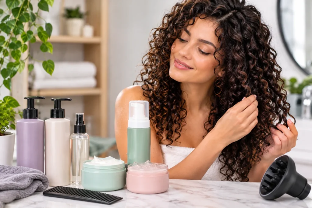 Which Styling Products Help Define Curls?